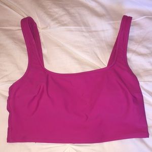 Scoop neck bikini top